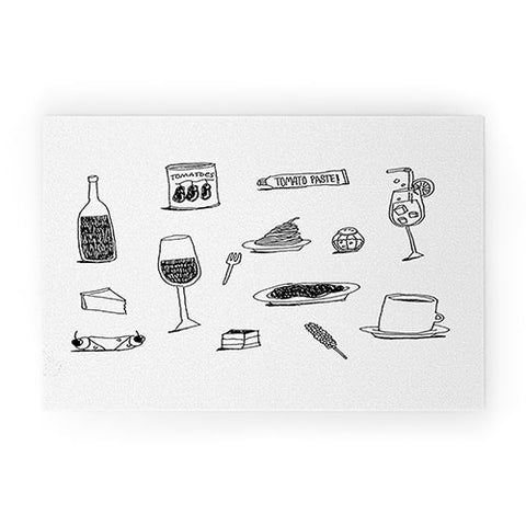 adrianne dinner dessert Welcome Mat