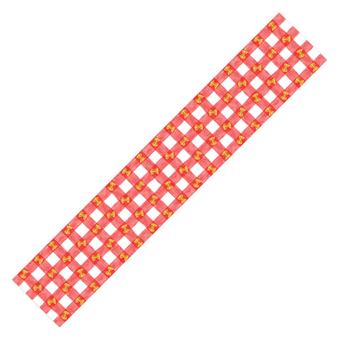 adrianne Gingham Pasta Table Runner