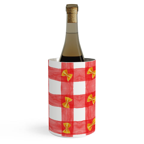 adrianne Gingham Pasta Wine Chiller