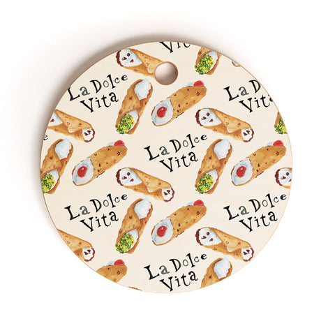 adrianne La Dolce Vita II Cutting Board Round