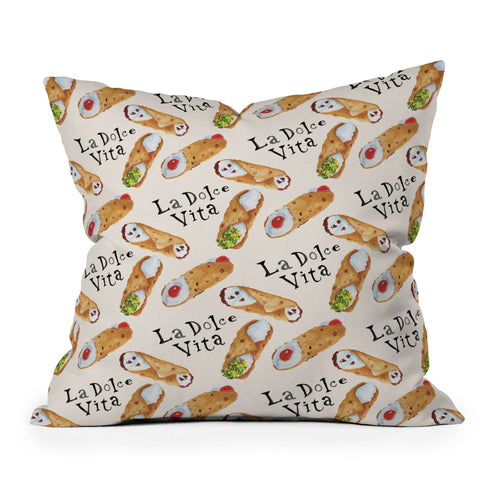 adrianne La Dolce Vita II Outdoor Throw Pillow
