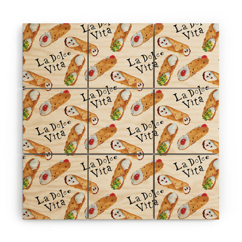 adrianne La Dolce Vita II Wood Wall Mural