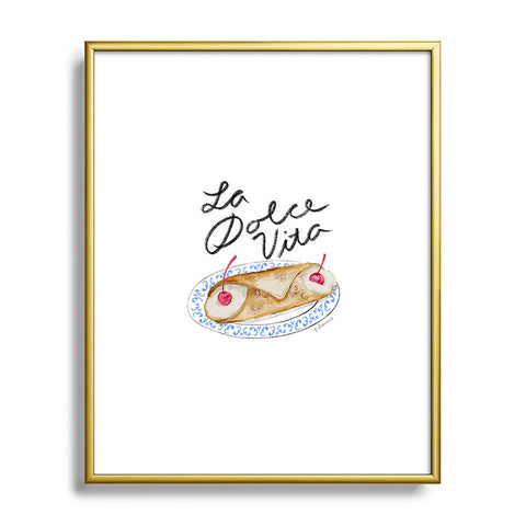 adrianne La Dolce Vita Metal Framed Art Print
