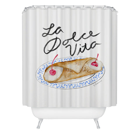 adrianne La Dolce Vita Shower Curtain