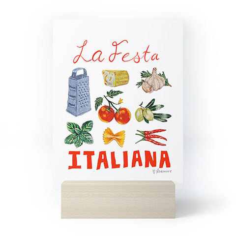 adrianne La Festa Italiana Mini Art Print