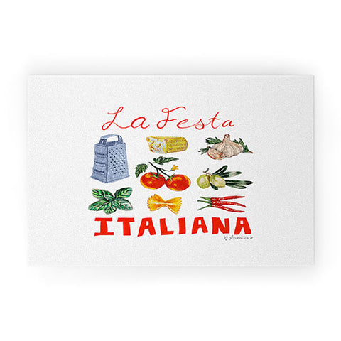 adrianne La Festa Italiana Welcome Mat
