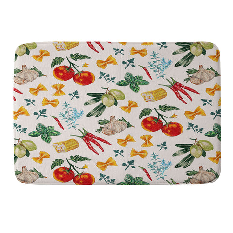 adrianne La Festa Pattern Memory Foam Bath Mat