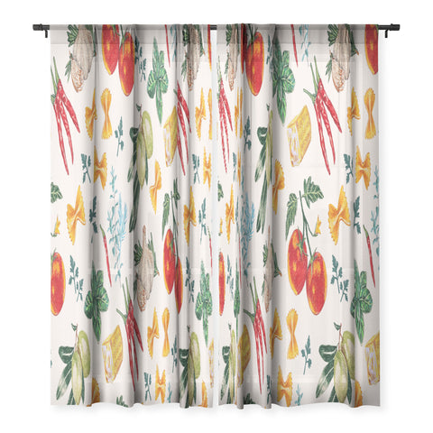 adrianne La Festa Pattern Sheer Non Repeat