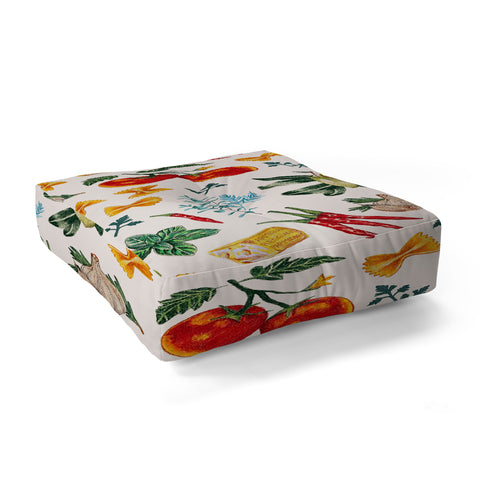 adrianne La Festa Pattern Floor Pillow Square
