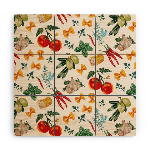 adrianne La Festa Pattern Wood Wall Mural