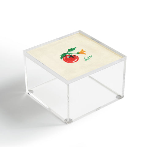 adrianne leo tomato Acrylic Box