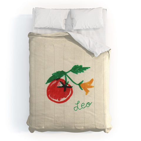 adrianne leo tomato Comforter