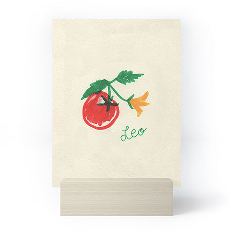 adrianne leo tomato Mini Art Print