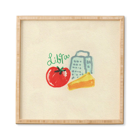 adrianne libra tomato Framed Wall Art