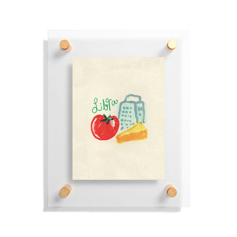 adrianne libra tomato Floating Acrylic Print