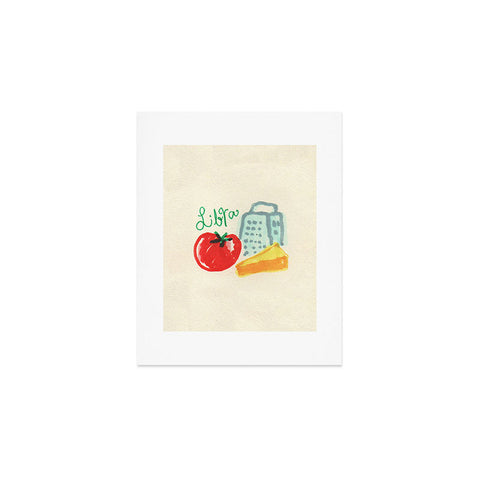 adrianne libra tomato Art Print