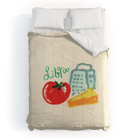 adrianne libra tomato Comforter