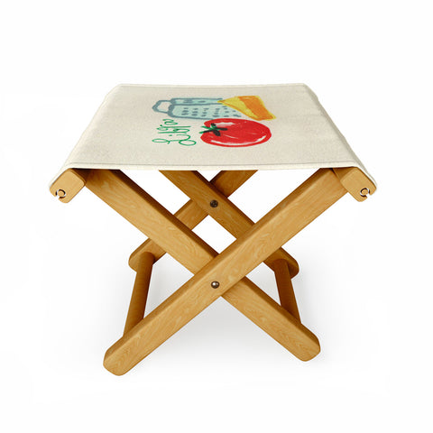 adrianne libra tomato Folding Stool