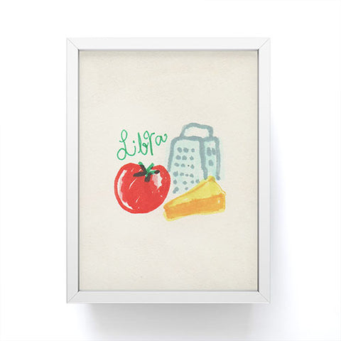adrianne libra tomato Framed Mini Art Print
