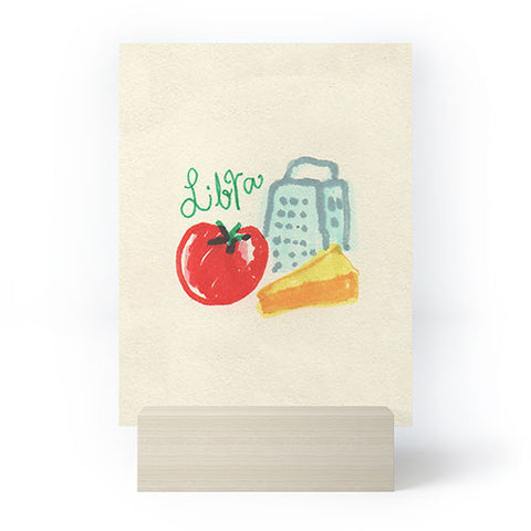 adrianne libra tomato Mini Art Print