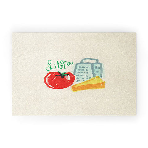 adrianne libra tomato Welcome Mat
