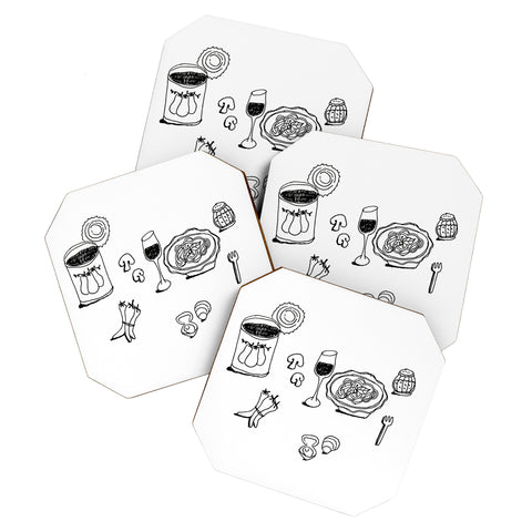adrianne pasta night 1 Coaster Set
