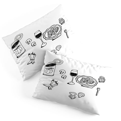 adrianne pasta night 1 Pillow Shams