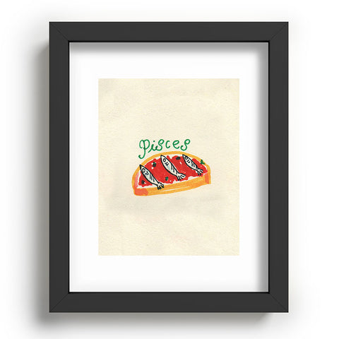 adrianne pisces tomato Recessed Framing Rectangle