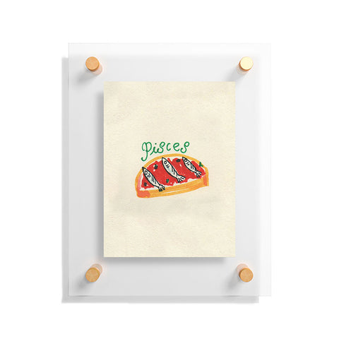 adrianne pisces tomato Floating Acrylic Print