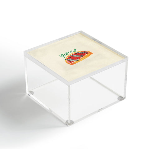 adrianne pisces tomato Acrylic Box
