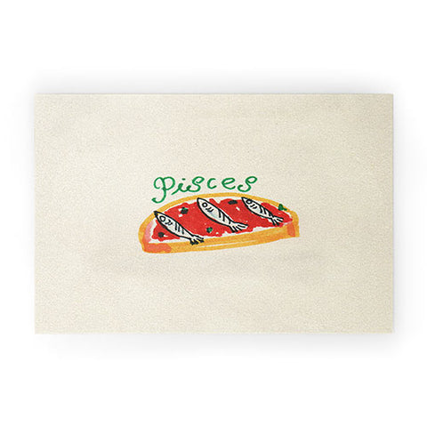 adrianne pisces tomato Welcome Mat