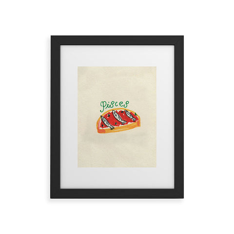 adrianne pisces tomato Framed Art Print