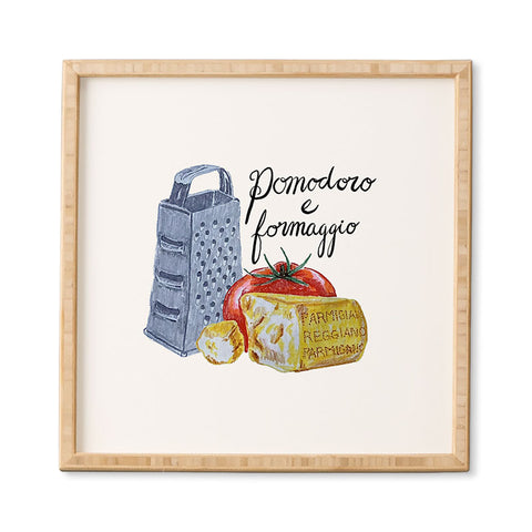 adrianne Pomodoro e Formaggio Framed Wall Art