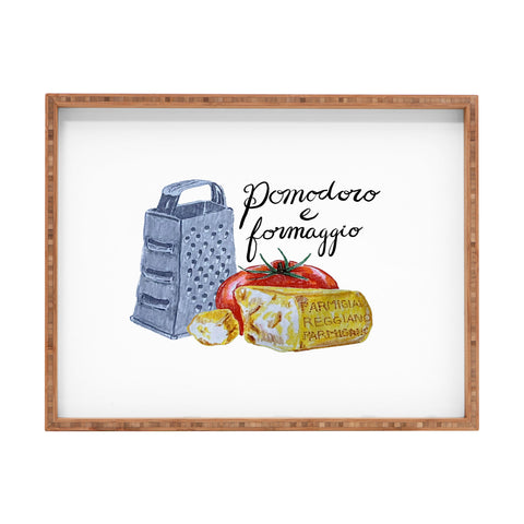 adrianne Pomodoro e Formaggio Rectangular Tray