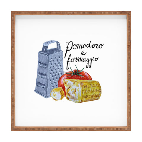adrianne Pomodoro e Formaggio Square Tray