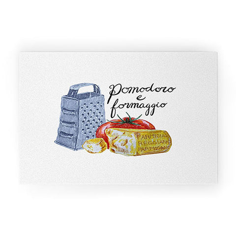 adrianne Pomodoro e Formaggio Welcome Mat