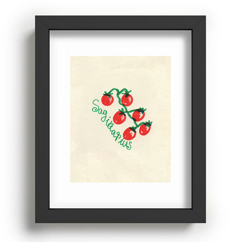 adrianne sagittarius tomato Recessed Framing Rectangle