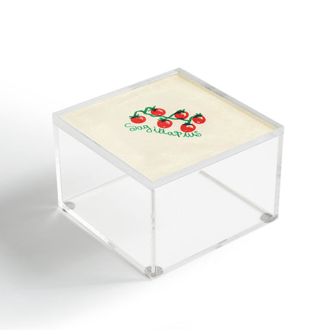 adrianne sagittarius tomato Acrylic Box