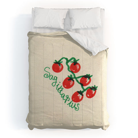 adrianne sagittarius tomato Comforter