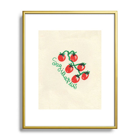 adrianne sagittarius tomato Metal Framed Art Print