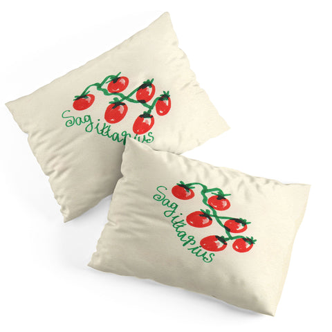 adrianne sagittarius tomato Pillow Shams