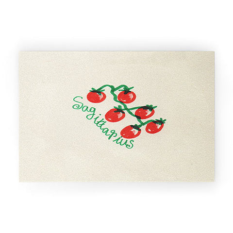 adrianne sagittarius tomato Welcome Mat