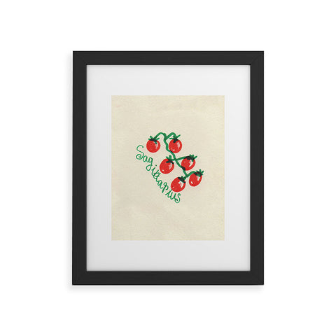 adrianne sagittarius tomato Framed Art Print