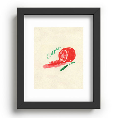 adrianne scorpio tomato Recessed Framing Rectangle