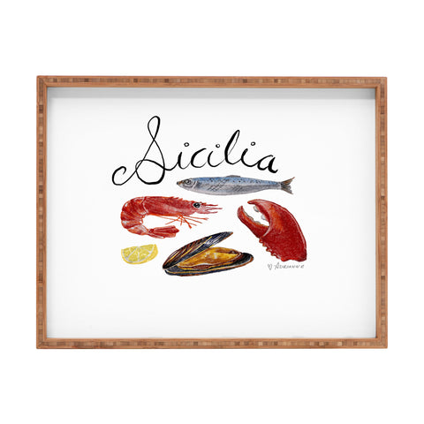 adrianne Sicilia Rectangular Tray