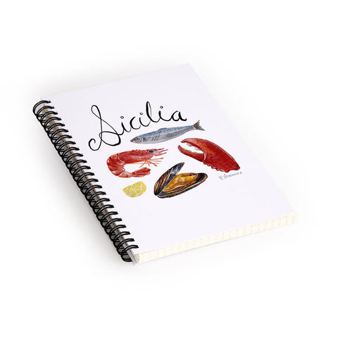 adrianne Sicilia Spiral Notebook