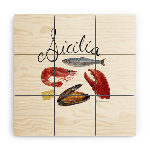 adrianne Sicilia Wood Wall Mural