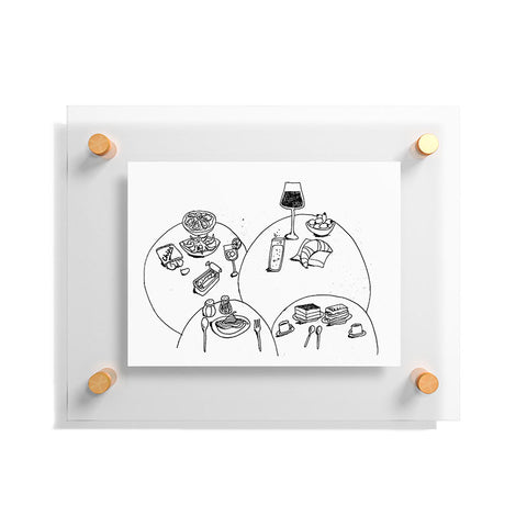 adrianne tapas Floating Acrylic Print