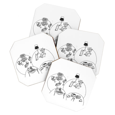 adrianne tapas Coaster Set