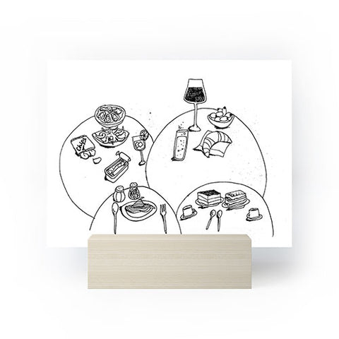 adrianne tapas Mini Art Print